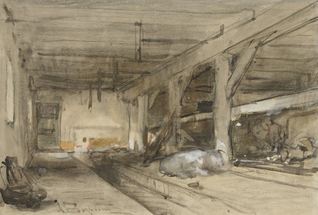 Stainterieur av Johannes Bosboom