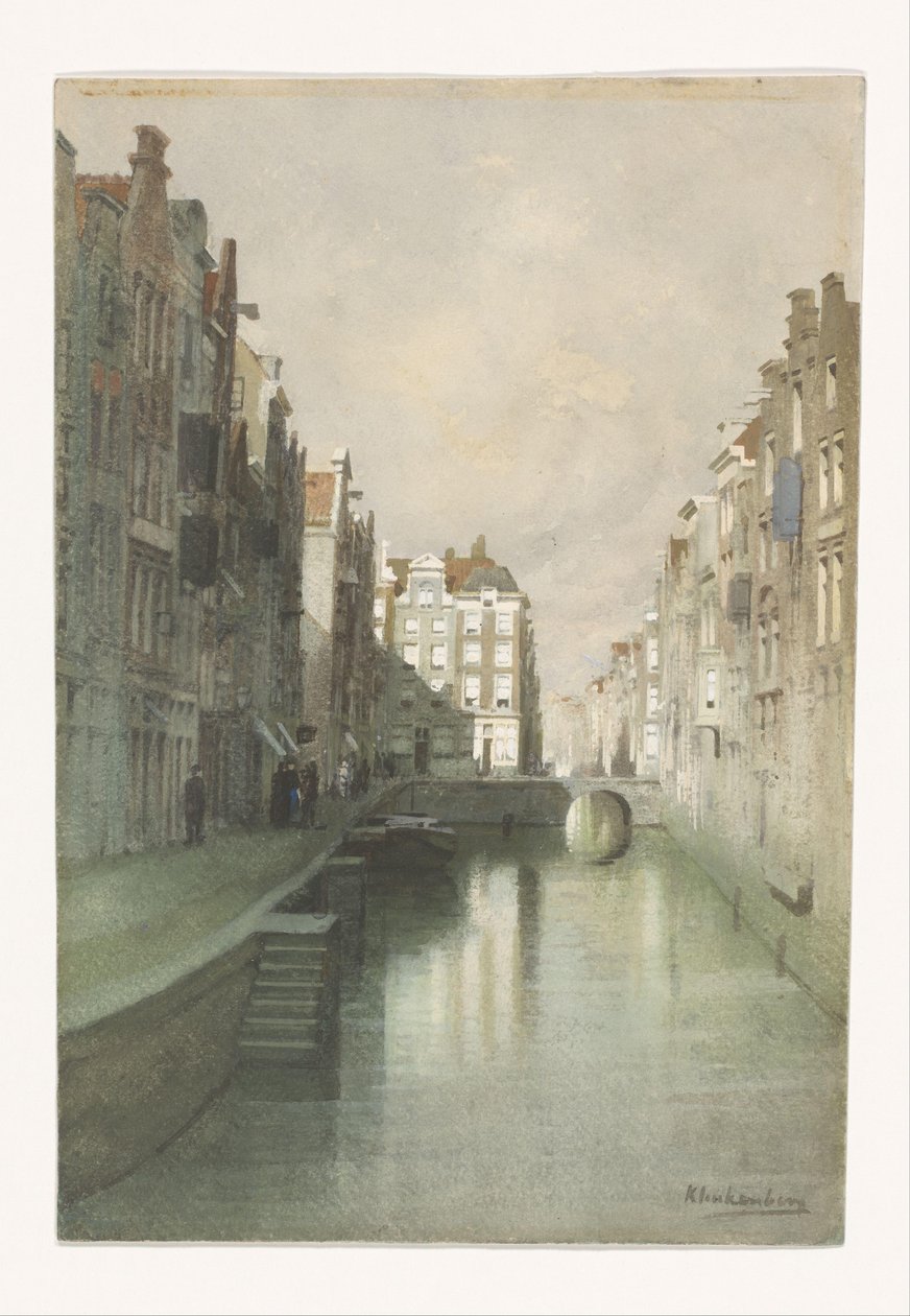 Rotterdam (tittel på objekt) av Johannes Christiaan Karel Klinkenberg (signed by artist)