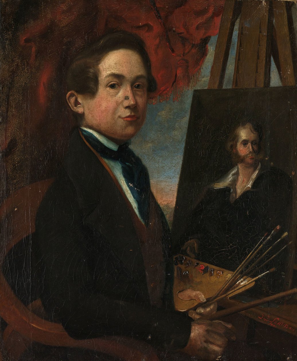 Selvportrett av Johannes Daniël Susan
