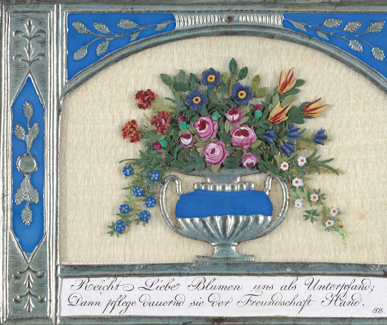 Gratulasjonskort...., 1821. av Johannes Endletzberger