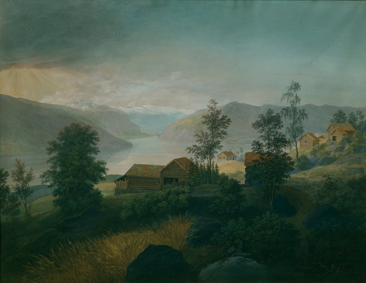 From Gudbrandsdalen (oil on canvas) av Johannes Flintoe