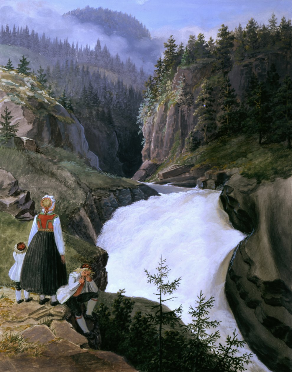 Rukkedals-river Nes in Hallingdal av Johannes Flintoe