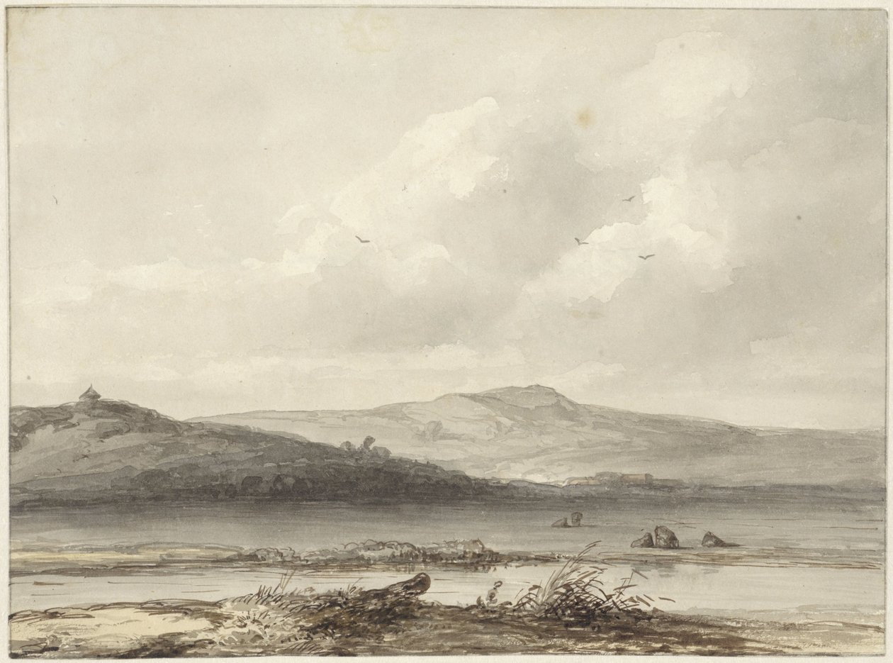 sanddynelandskap av Johannes Franciscus Hoppenbrouwers