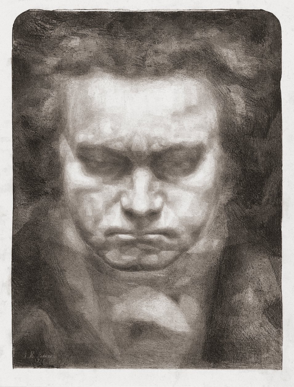 Ludwig van Beethoven, portrett av Johannes Hendricus Fekkes
