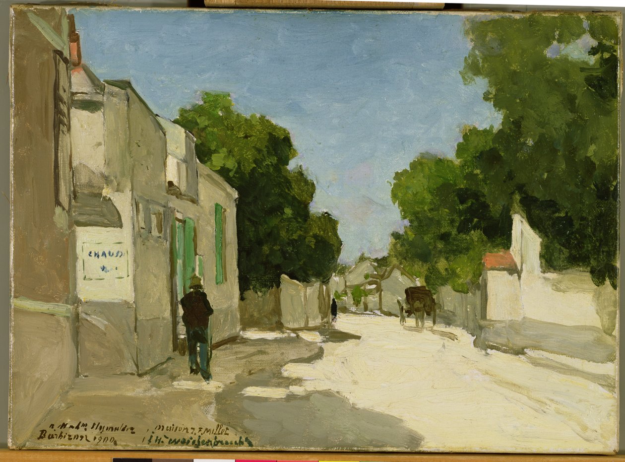 Millets hus på Barbizon, 1900 av Johannes Hendrik Weissenbruch