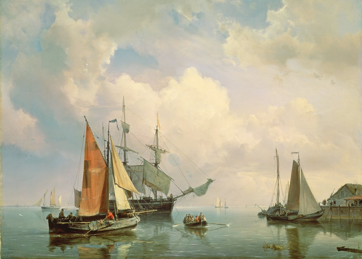 Marine av Johannes Hermann Barend Koekkoek