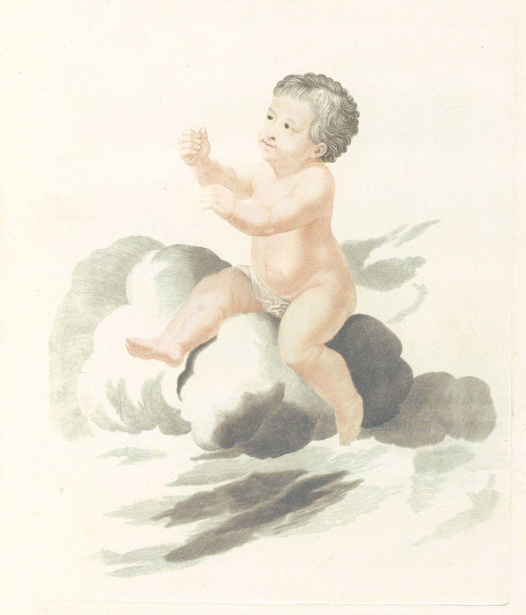 nakent barn av Johannes Jacobsz van den Aveele (attributed to)