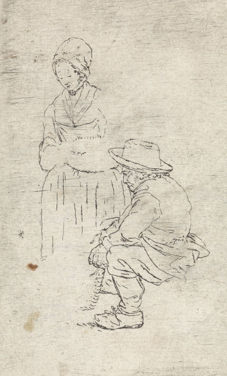 Bonde og bondekone av Johannes Janson (possibly)