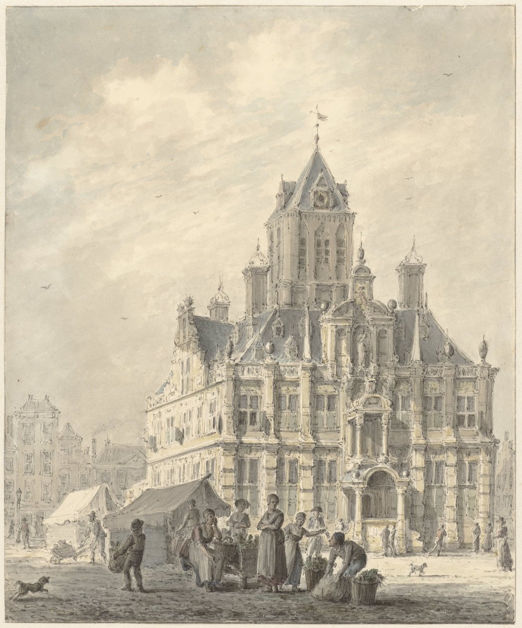 Delft rådhus av Johannes Jelgerhuis