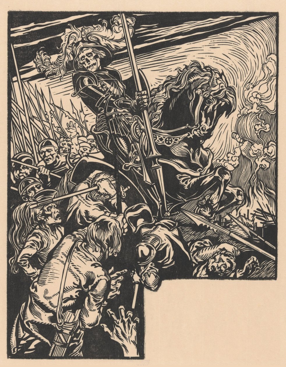 Død i kamp av Johannes Josephus Aarts