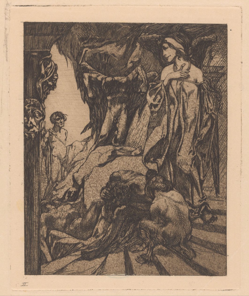 Ødipus i sfinks av Johannes Josephus Aarts