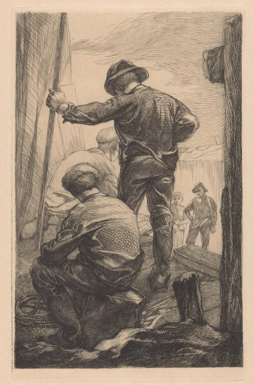 Fem poldergutter av Johannes Josephus Aarts