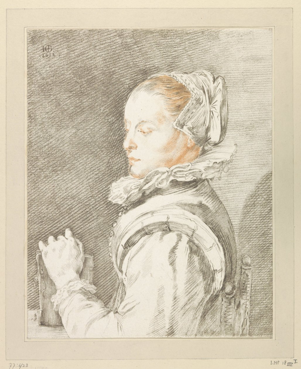 Portrett av en ung kvinne av Johannes Kornlein