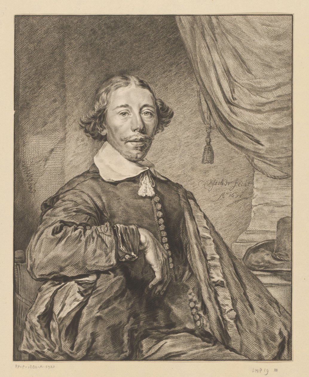 Portrett av en mann av Johannes Kornlein