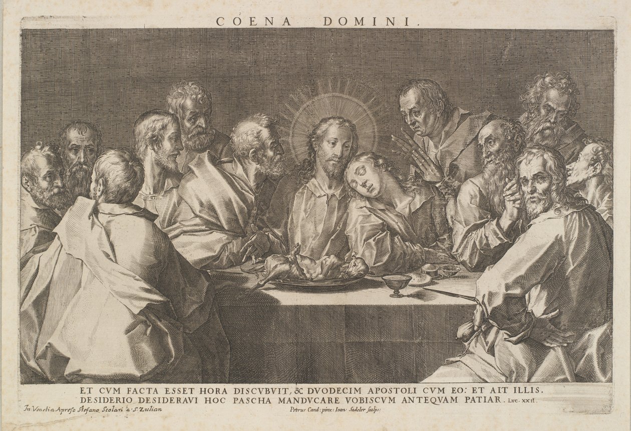 Kommunion av Johannes Sadeler I