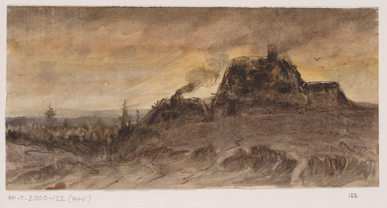 Dagarbeiderhus av Johannes Tavenraat (signed by artist)