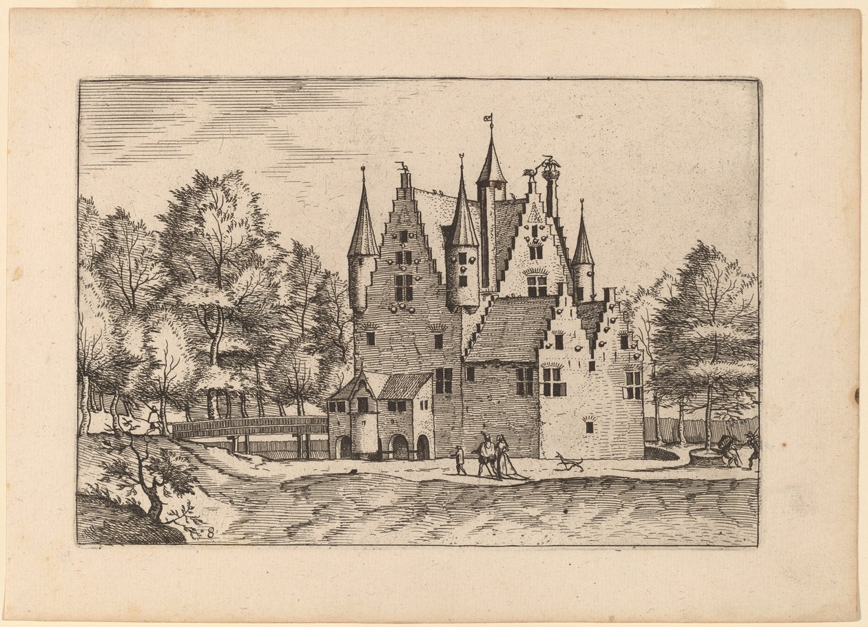 Borg av Johannes van Doetechum, the Elder and Lucas
