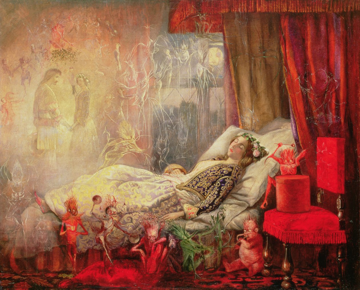 The Stuff that Dreams are Made Of, 1858 (se også 91898) av John Anster Fitzgerald