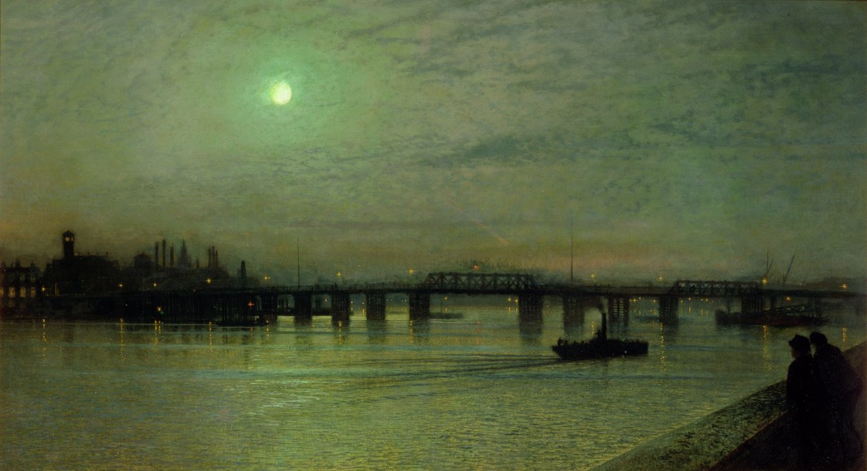 Battersea Bridge, 1885 av John Atkinson Grimshaw