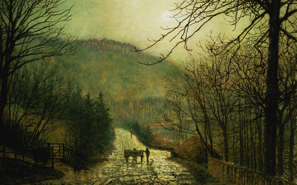 Forge Valley av John Atkinson Grimshaw