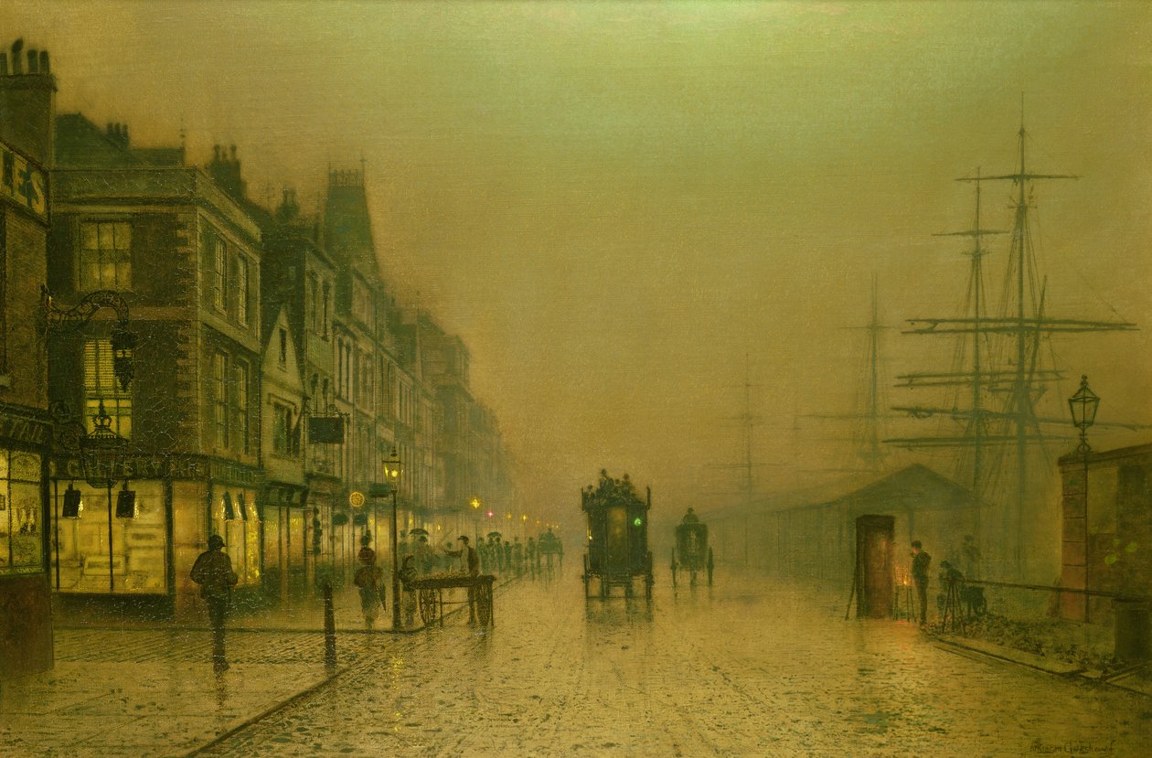 Liverpool Docks av John Atkinson Grimshaw