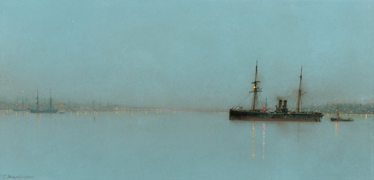 Port Light av John Atkinson Grimshaw