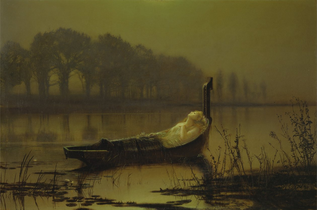 Fruen av Shalott av John Atkinson Grimshaw