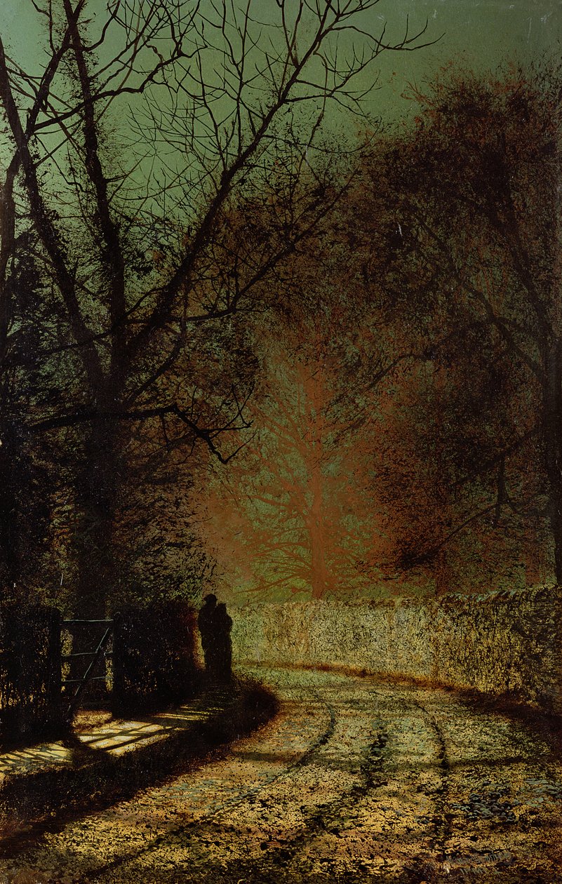 Elskerene av John Atkinson Grimshaw