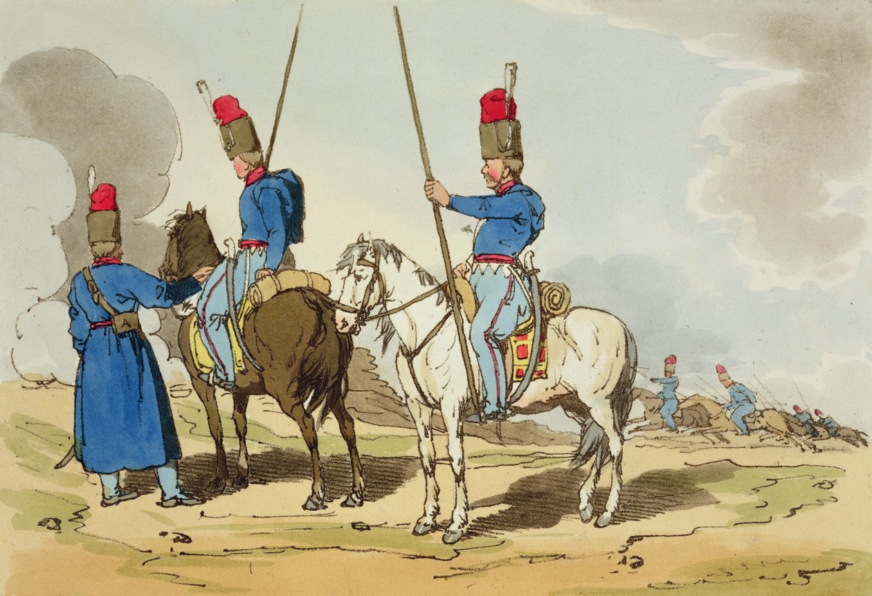 Kosakker, 1803 av John Augustus Atkinson