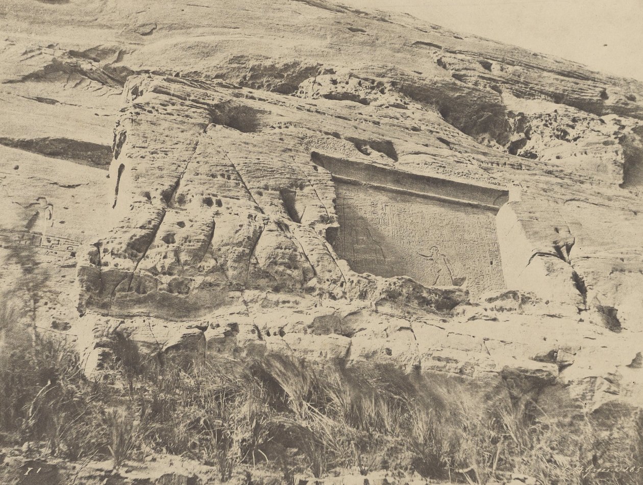 (Ibsamboul, Stele til høyre for Hathor -tempelet) av John Beasly Greene
