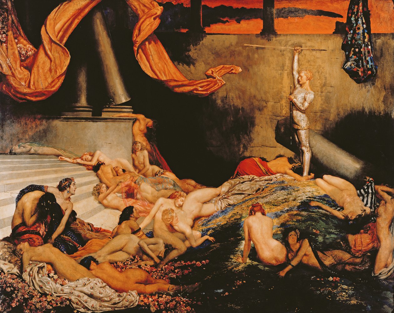 Det arresterte spydet av John Byam Liston Shaw