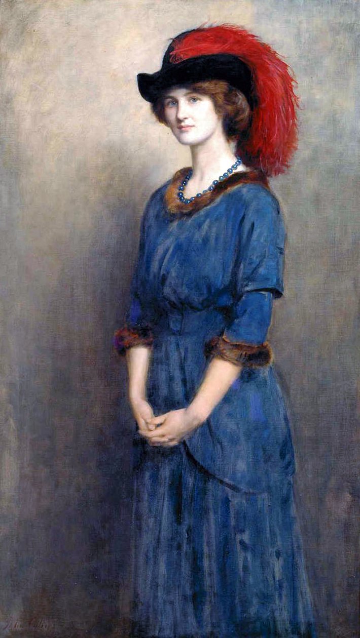 Angela McInnes av John Collier