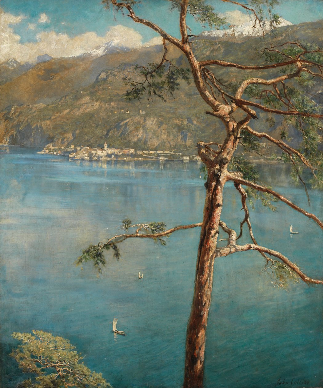 Vår på Cadenabbia av John Collier