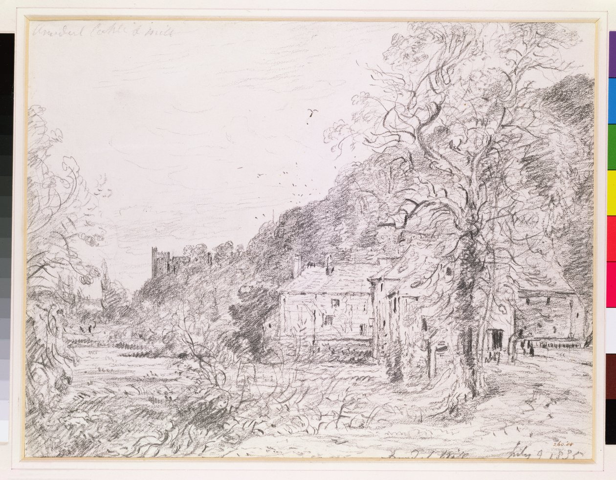 Arundel Mill and Castle, 1835 (tegning) av John Constable