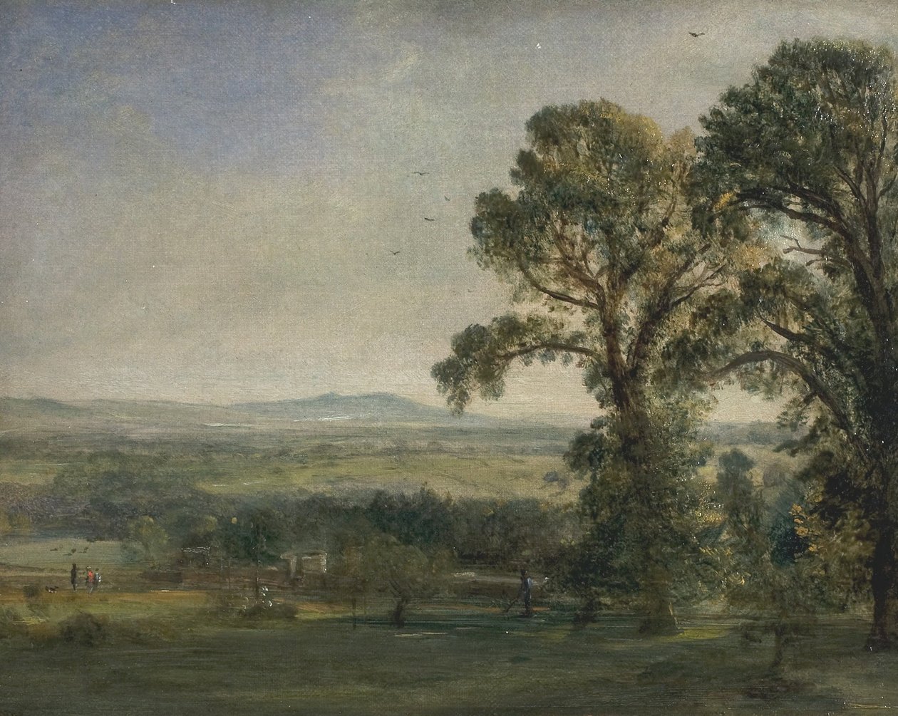 Bardon Hill, Coleorton Hall av John Constable