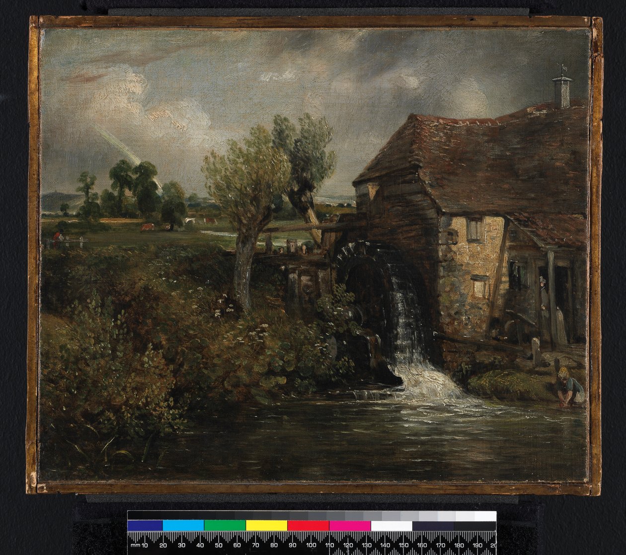 Parham's Mill, Gillingham, Dorset, 1824 av John Constable