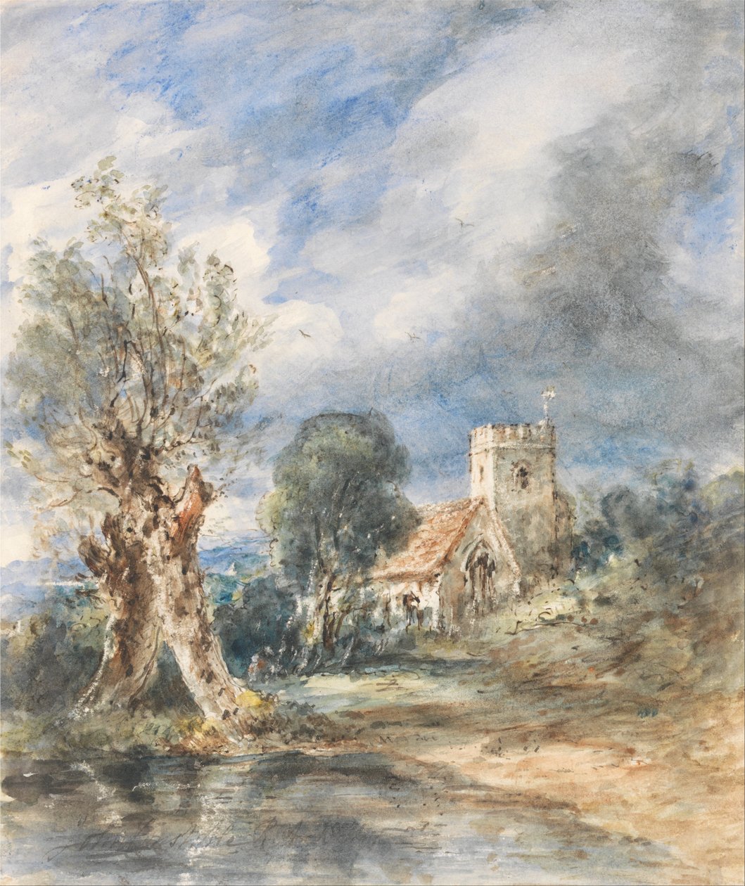 Stoke Poges kirke av John Constable