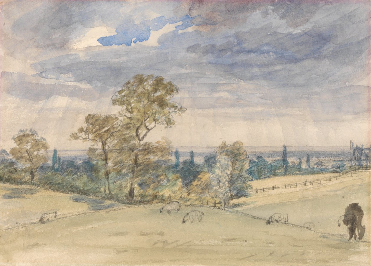 Suffolk landskap av John Constable