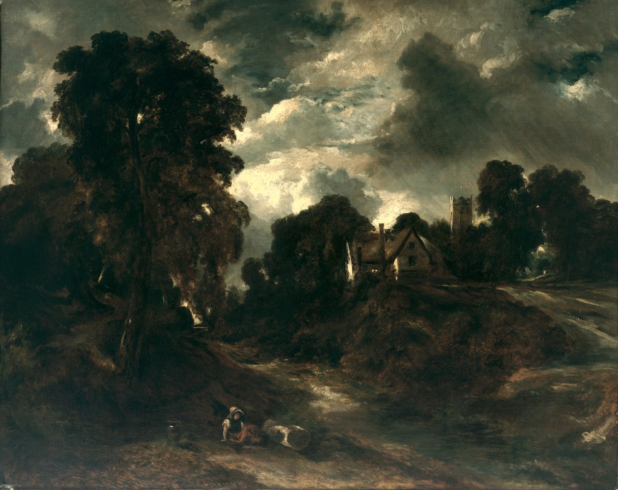 Glebe-gården av John Constable