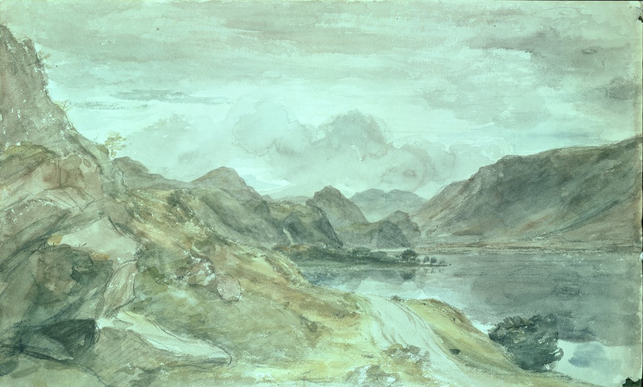 Lake District, ca. 1830 av John Constable