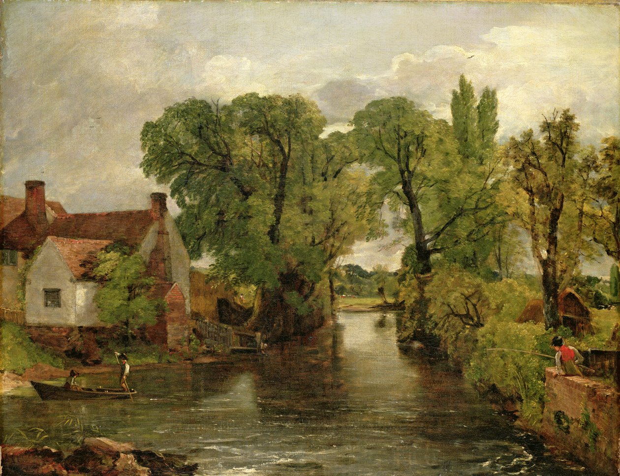 Møllestrømmen, 1814-15 av John Constable