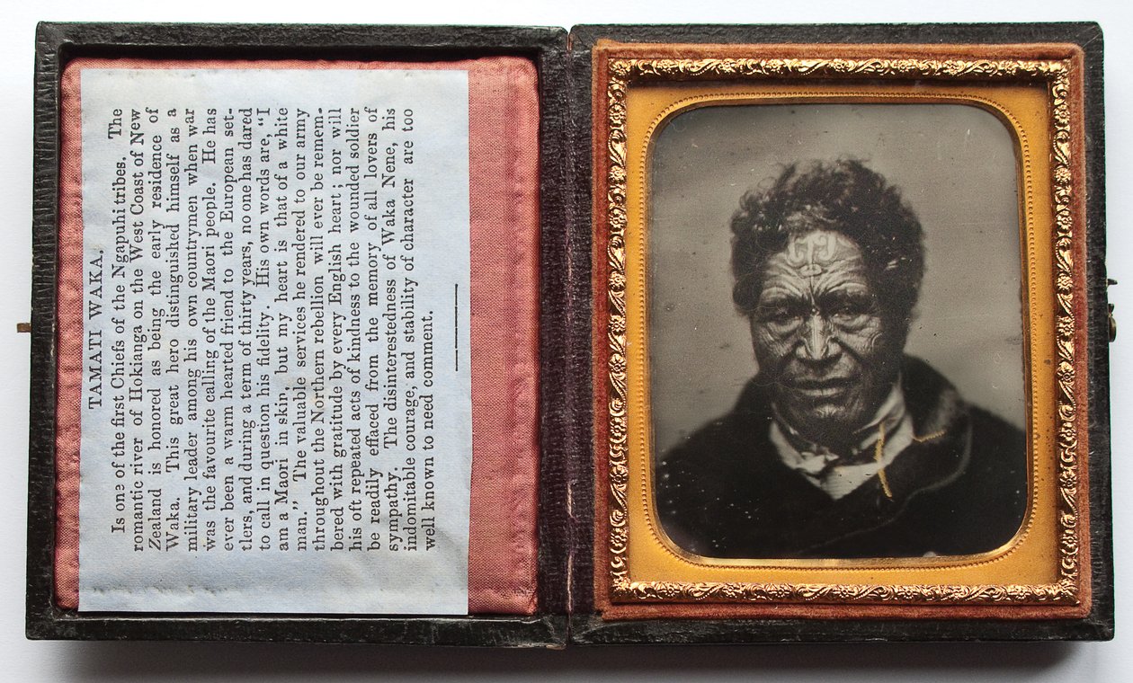 Tamati Waka Nene, ca. 1860 (ambrotype) av John Nicol Crombie