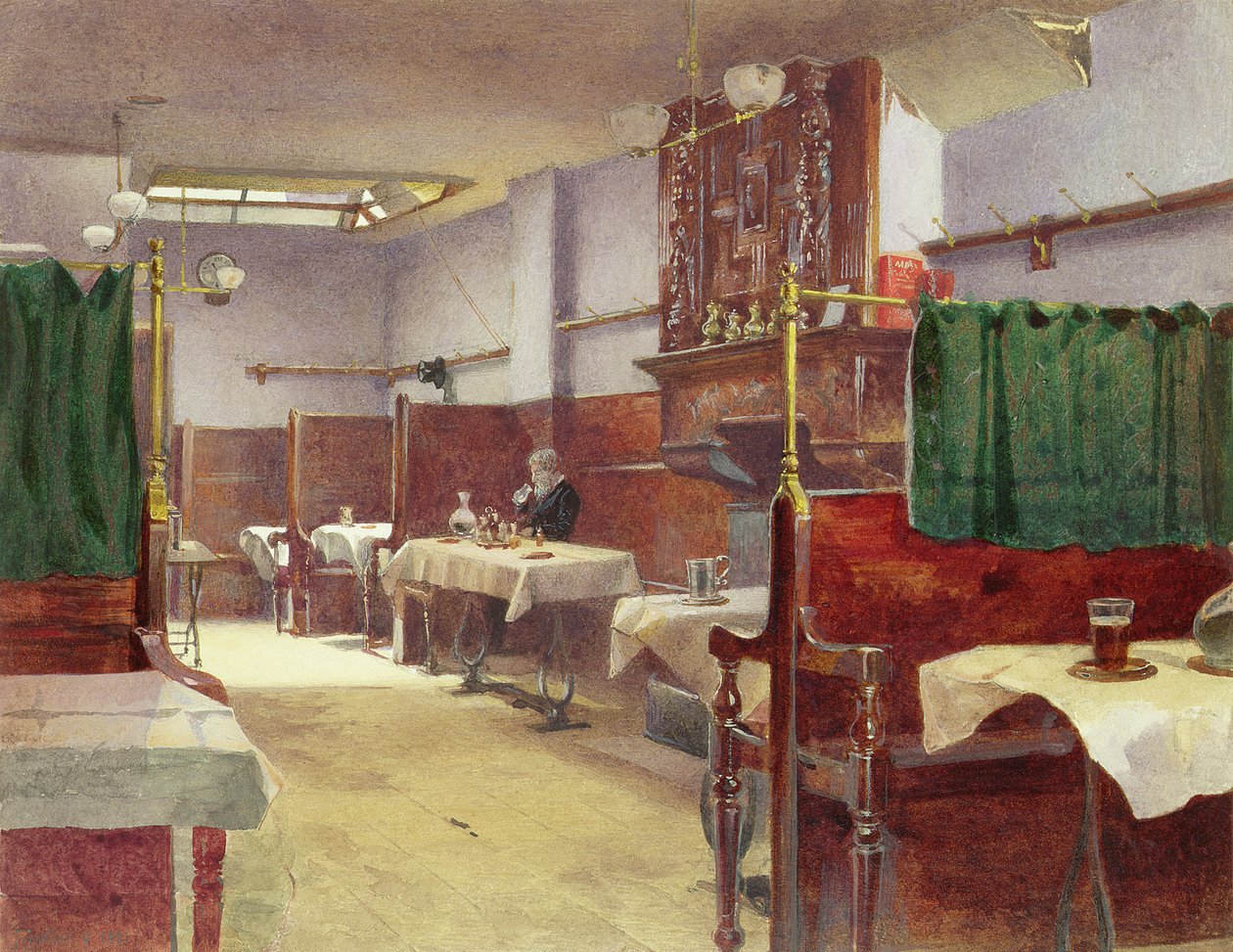 Cock Tavern, Fleet Street av John Crowther