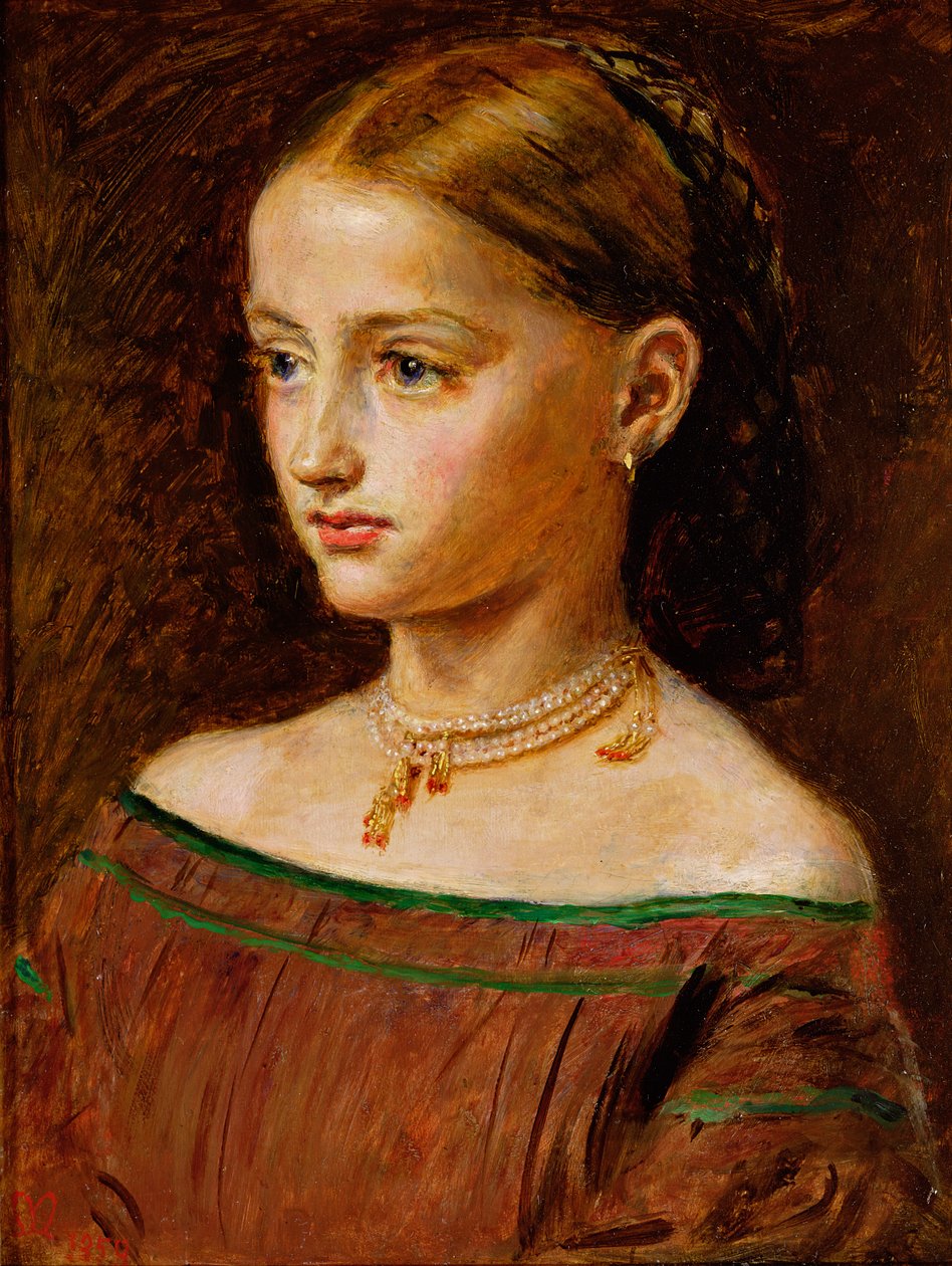 Alice Gray, 1859 (olje) av John Everett Millais