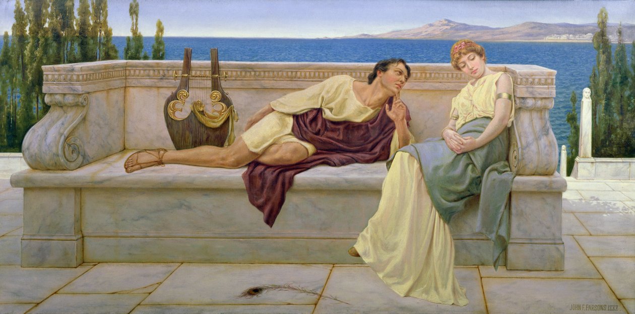 The Dawn of Love, 1888 av John Featherstone Parsons