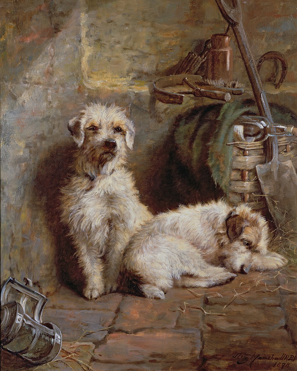 Stallkamerater, 1898 av John Fitz Marshall