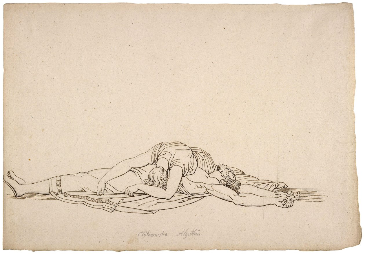 Se denne stolte undertrykkeren av mitt land; Choephora av William Blake av John Flaxman