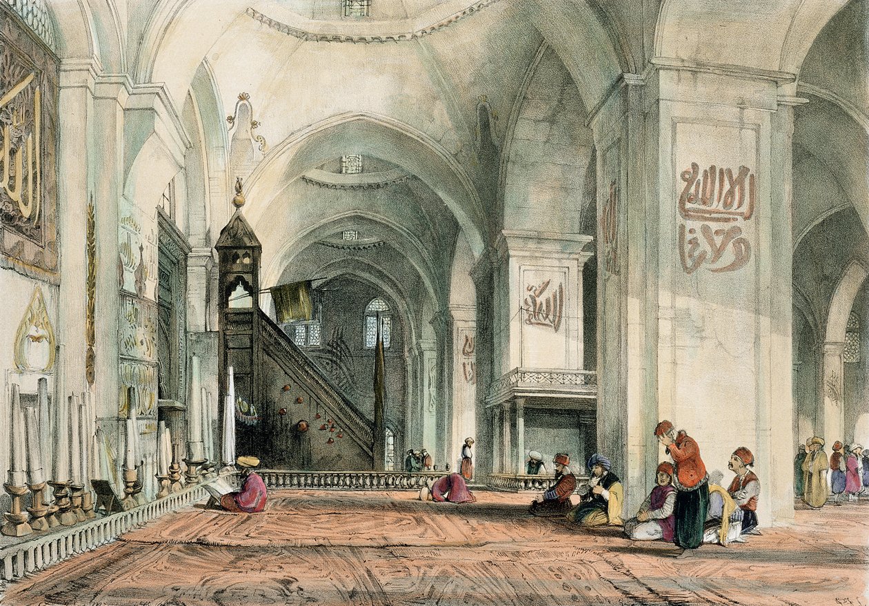 Great Mosque at Brussa, plate 24 fra 