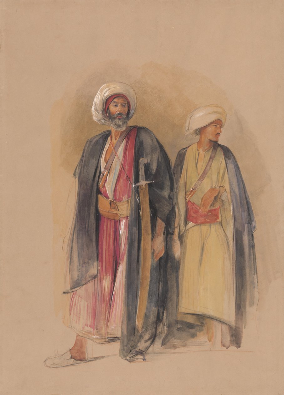 Sheik Hussein fra Gebel Tor og hans sønn av John Frederick Lewis