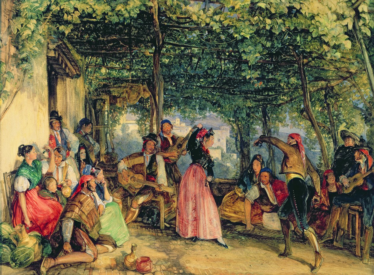 Fiestaen i Granada av John Frederick Lewis